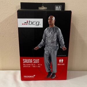 BCG Silver Sauna Suit for Men
